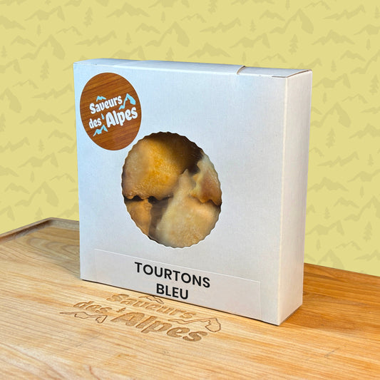 Tourtons au fromage bleu – spécialité alpine surgelée, boîte prête à cuire
