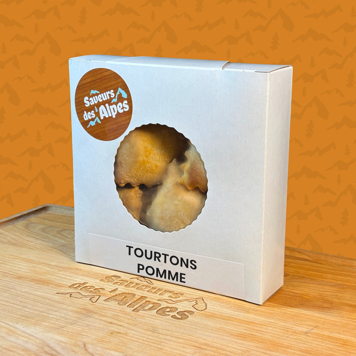 Boîte de tourtons à la pomme – spécialité artisanale sucrée surgelée Saveurs des Alpes