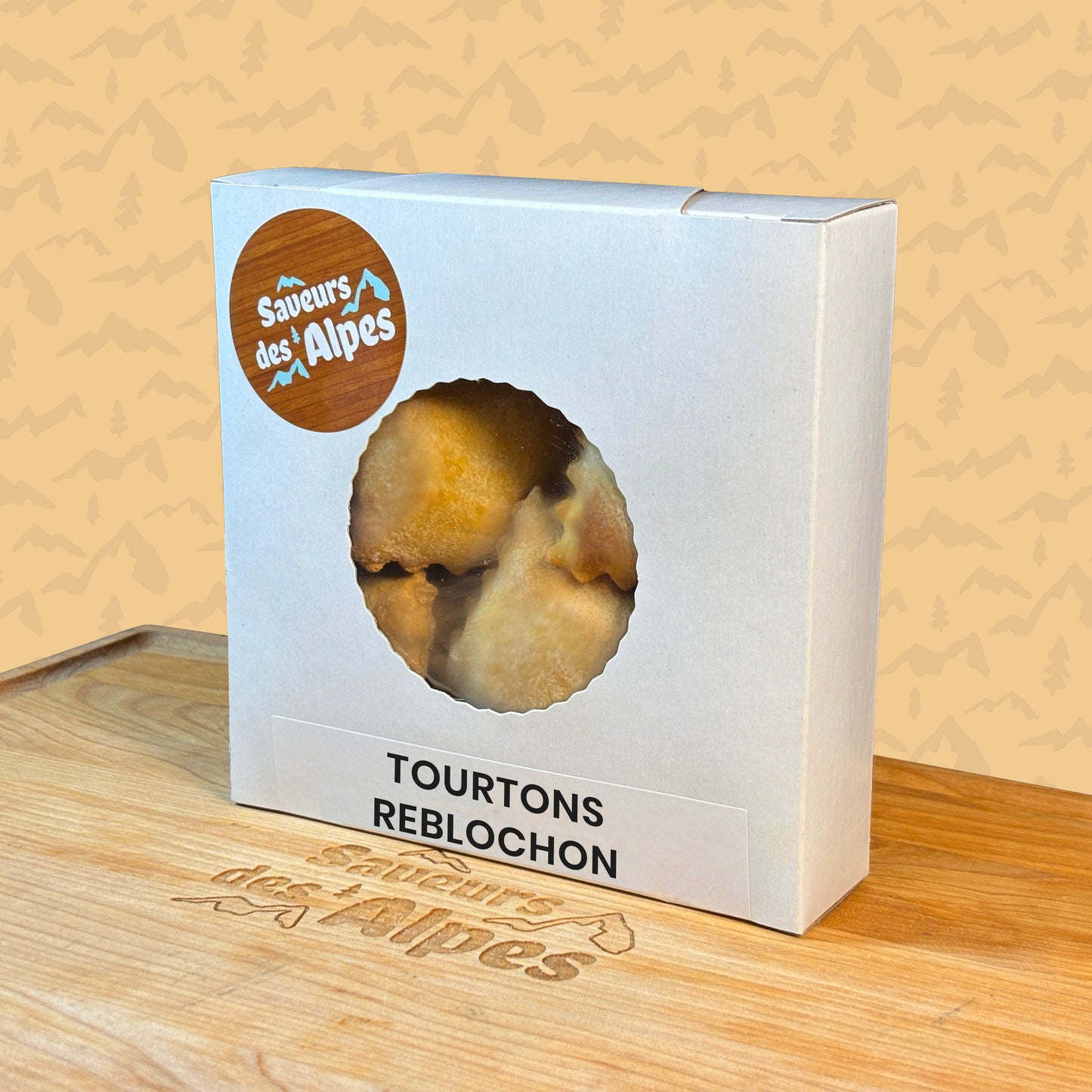 Boîte de tourtons Reblochon – spécialité fromagère savoyarde surgelée