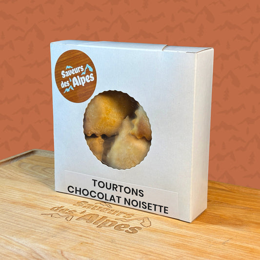 Boîte de tourtons chocolat noisette – dessert gourmand prêt à cuire, Saveurs des Alpes